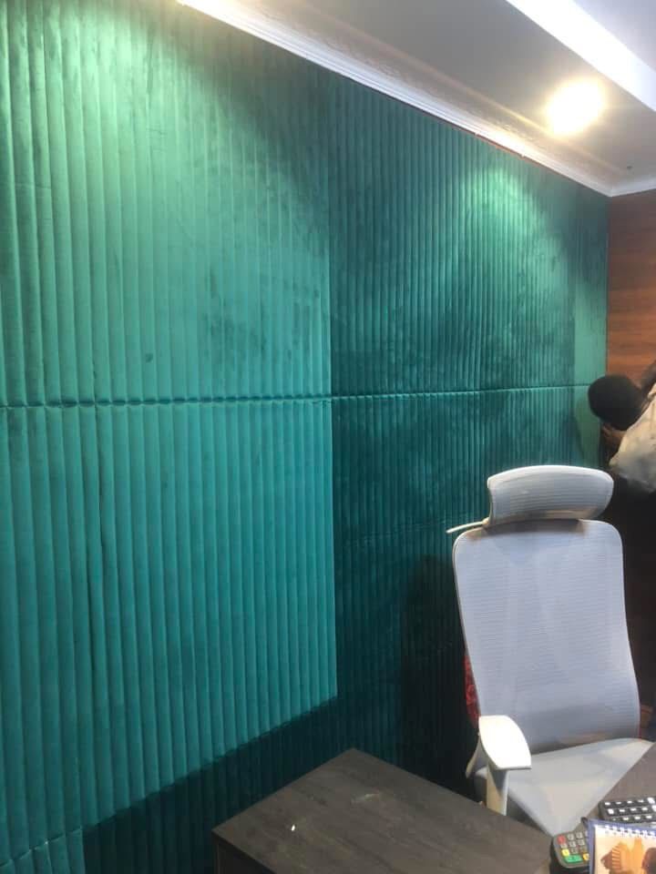 Office Renovation and Wall Finishing with 3D Wallpaper - Interior Design Nairobi